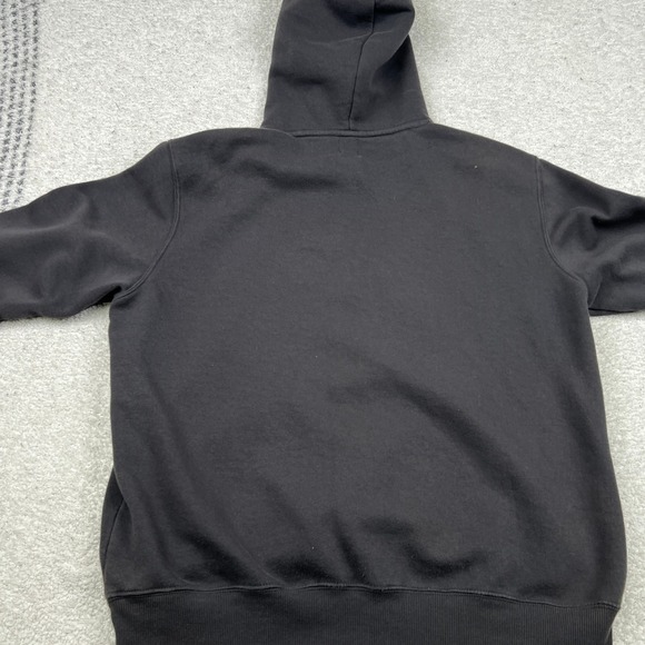 H&M LOGG Atari Hoodie Mens Medium Black Retro Gaming Graphic Pullover Sweatshirt - Picture 5 of 8